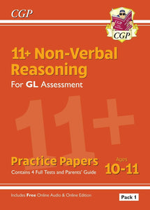 11+ Plus GL Year 6 Non-Verbal Reasoning Practice Papers Ages 10-11 - Pack 1 CGP