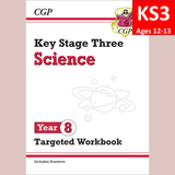 KS3 Year 8 Science Targeted Workbook included Answer CGP