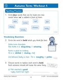 KS1 Year 2 English 10 Minute Weekly Workouts Spelling Vocabul with Answer CGP