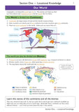 New KS3 Years 7-9 Geography Revision & Workbook with Answers Key Stages 3