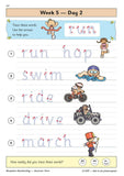 Reception Ages 4-5 Handwriting Daily Practice Book- Summer Term CGP