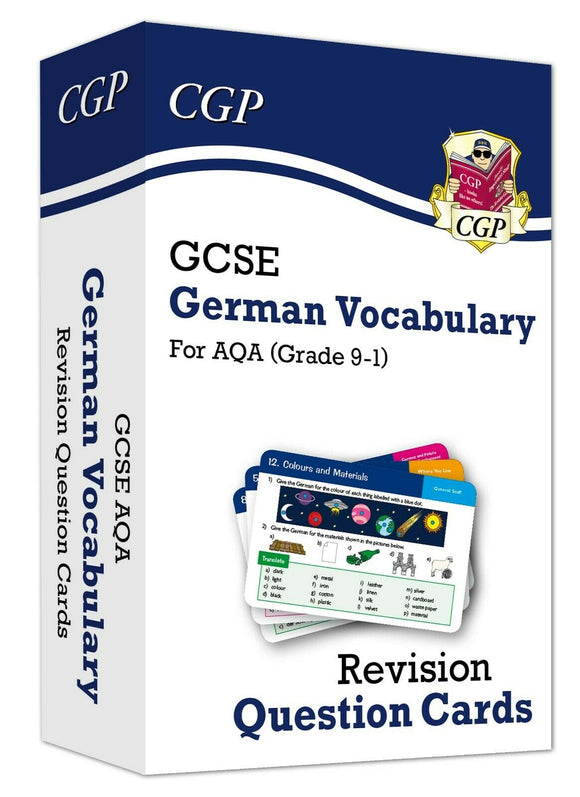 GCSE AQA German Vocabulary Revision Question Cards CGP