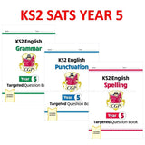 KS2 Year 5 English Punctuation Spelling Grammar Question Books included Answer