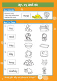 New KS1  Ages 5-7 English Phonics 10 Minutes a Day Workbook with Answer 2023