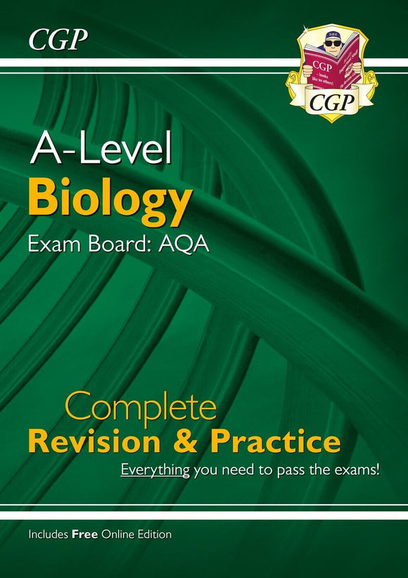 A-Level AQA Biology  Year 1 & 2 Complete Revision & Practice Cgp Science