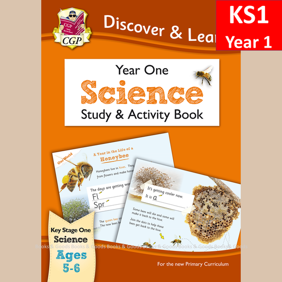 KS1 Year 1 Discover and Learn Science Study and Activity Book Ages 5-6 CGP