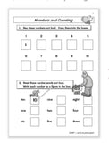 KS1 Ages 4-5 Reception Level Maths  Workout  with Answer CGP