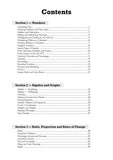 KS3 Maths Workbook with Answer Foundation Level Years 7-9 CGP