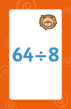 New KS2 Year 4 Maths Multiplication & Division Games Flashcards For Ages 7-8 CGP