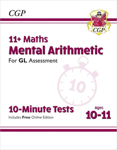 11 Plus Year 6 GL  Maths Mental Arithmetic 10-Minute Test with Answer Ages 10-11