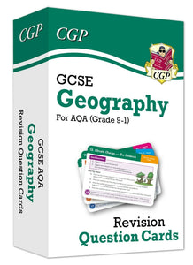Grade 9-1 GCSE Geography AQA Revision Question Cards CGP