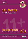 11 PLUS Year 6 GL Assessment Practice Papers 2 PACK Maths and English  CGP