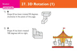 11+ Plus Year 6 CEM Revision Question Cards Maths Vocabulary 3D & Spatial CGP
