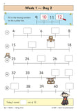 KS1 Year 1 Maths Daily Practice Book Spring Term with Answer CGP