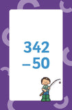 New KS2 Year 3 Maths Addition and Subtraction Games Flashcards for Ages 7-8 CGP