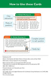 11 Plus Year 6 CEM Revision Question Cards Verbal Reasoning Vocabulary CGP