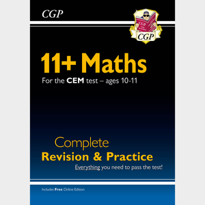 11 Plus Year 6 CEM Maths Complete Revision and Practice with Answer CGP