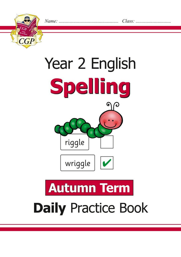 KS1 Year 2 Spelling Daily Practice Book with Answer Autumn Term CGP