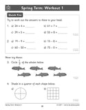 KS1 Year 2 10-Minute Weekly Workout 5 Books Bundle with Answer CGP