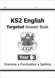 KS2 Year 3 English Targeted Question Book Grammar Punct Spelling with Answer CGP