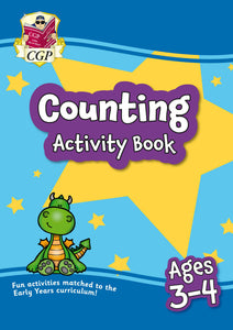 Preschool Ages 3-4 Counting Activity Book Home Learning CGP