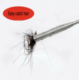 Drain Unblocker Hair Remover Four Claws Grabber Pick Up Tool Spring Grip
