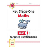 NEW KS1 Maths Year 1 Targeted Question Book with Answer CGP
