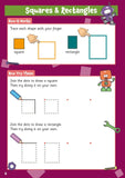 Preschool Ages 3-5 Maths Phonics Writing Home Learning Activity Books  CGP