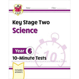 NEW KS2 SATS Year 6 Science 10-Minute Tests with Answer CGP  Ages 10-11
