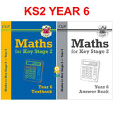 KS2 Maths Textbook -Year 6 and Answer Book CGP