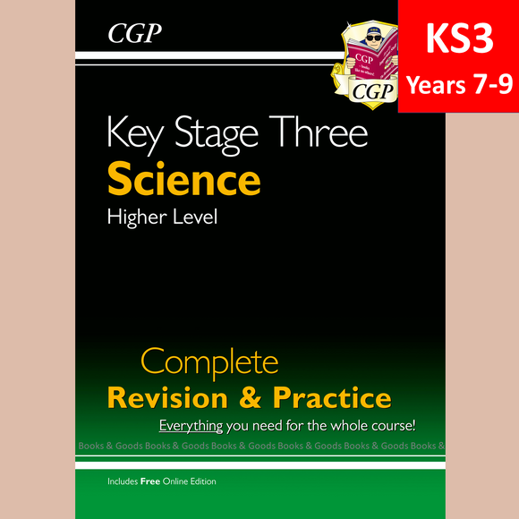 KS3 Years 7-9 Science Complete Study and Practice with Answers Higher Level CGP