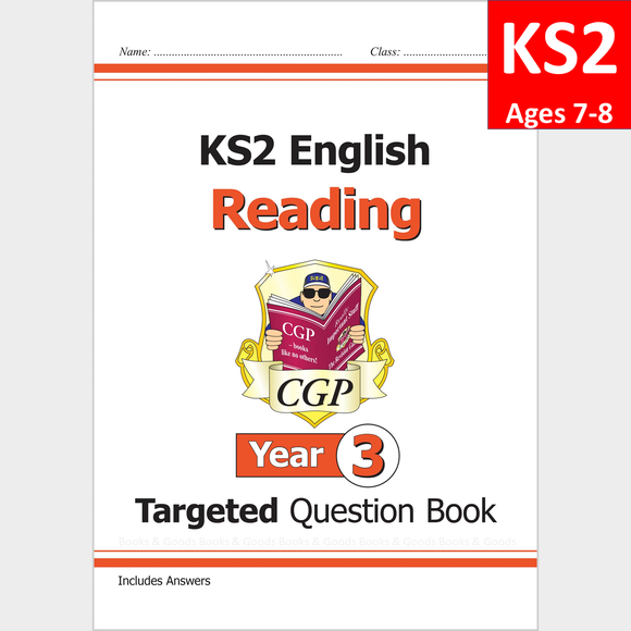 KS2 Year 3 English Targeted Question Book Reading with Answer CGP