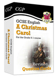 GCSE Grade 9-1 English - A Christmas Carol Revision Question Cards CGP