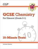 Edexcel GCSE Grade 9-1 Biology Chemistry Physics 10 Minute Tests with Answer CGP