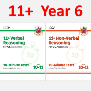 11 Plus Year 6 GL 10 Minute Test Verbal and Non Verbal Reasoning with Answer CGP