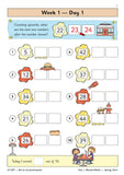KS1 Year 1 Mental Maths Daily Practice Book Spring Term with Answer CGP