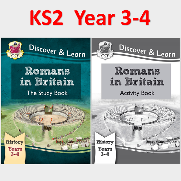 KS2 History Romans in Britain Study and Activity Books Ages 7-9 CGP