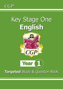 KS1 Year 1  English Targeted Study and Question Book with Answer CGP