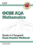 GCSE Maths AQA Grade 4-5 Targeted Exam Practice Workbook with Answer CGP