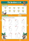 Primary Ages 4-5 Maths Home Learning Activity Book with Answer Reception CGP
