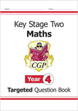 KS2 Year 4 Maths and English Targeted Question Books with Answer Ages 8-9 CGP