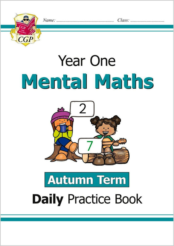KS1 Year 1 Mental Maths Daily Practice Book with Answer Autumn Term CGP