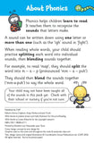 Phonics Flashcards Ages 3-5 Perfect for back to School Practice CGP