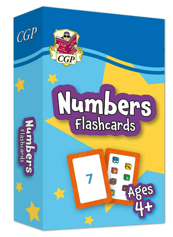 Reception Ages 4-5 Numbers Flashcards Perfect for Back to School Practice CGP