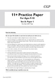 11 Plus Year 5 CEM Practice Papers with Answer and Parents Guide CGP