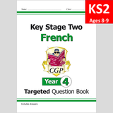 KS2 Year 4 French Targeted Question Book with Answer CGP