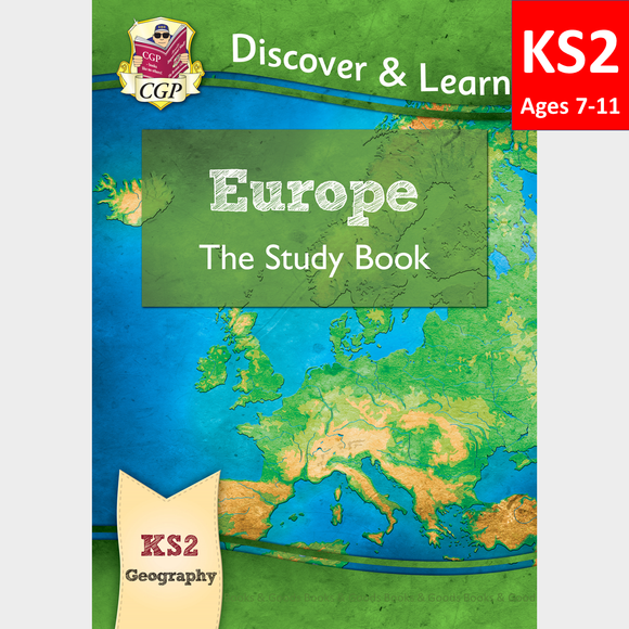 KS2 Ages 7-11 Geography Europe Study Book CGP