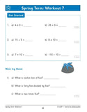 KS1 Year 2 Maths Times Tables 10 Minute Weekly Workouts with Answer CGP