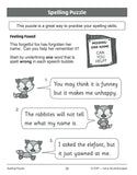 KS1 Year 1 English 10-Minute Test Grammar Punctuation & Spelling with Answer CGP