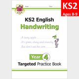 KS2 Year 4 English Targeted Practice Book Handwriting CGP